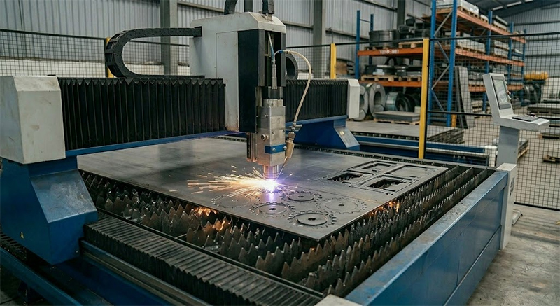 Thép ND sử dụng máy móc hiện đại gia công thép lá 5mm.